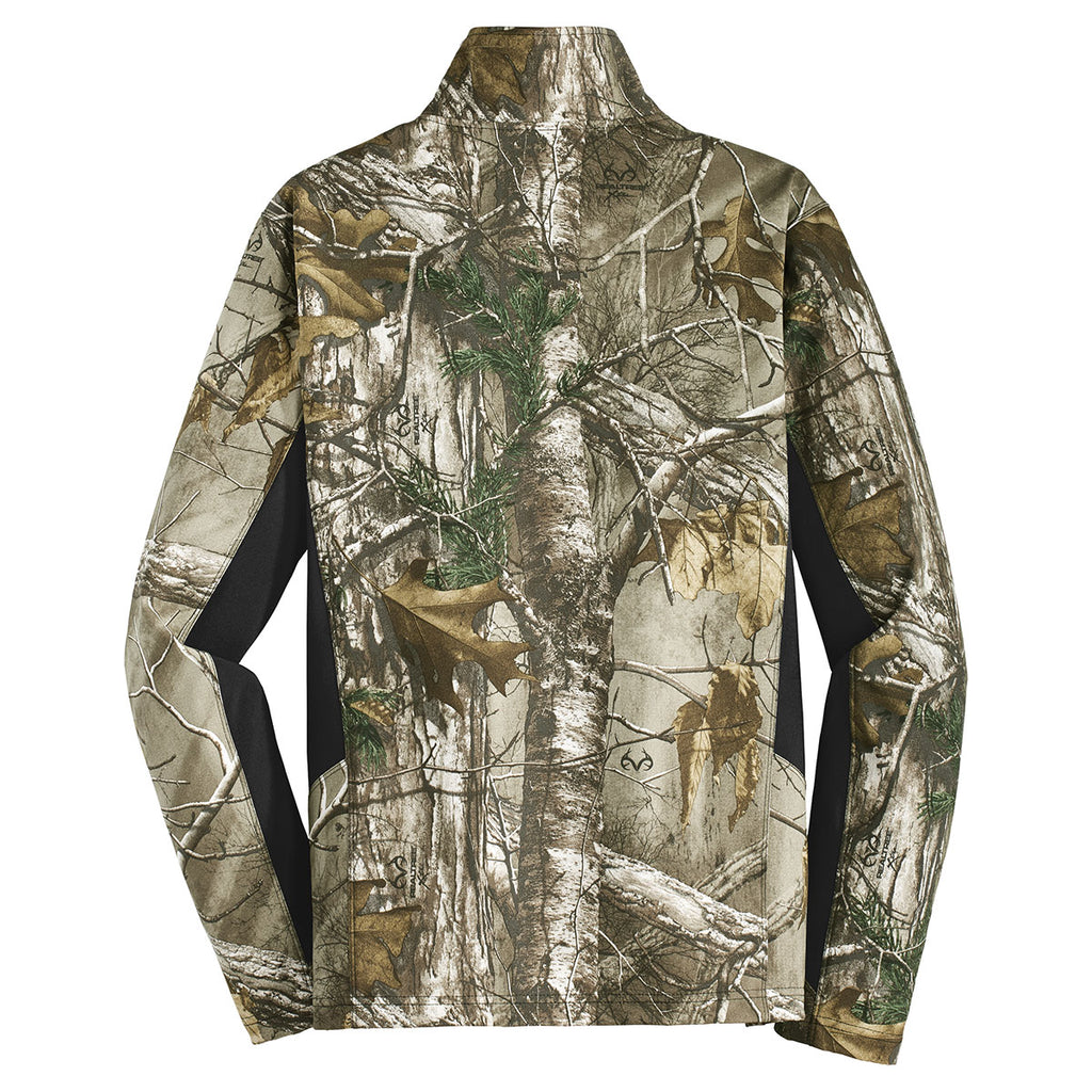 Port Authority Men's Realtree Xtra/Black Camouflage Colorblock Soft Shell