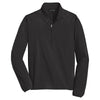 Port Authority Men's Black Zephyr 1/2-Zip Pullover