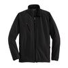 Port Authority Men's Black Textured Soft Shell Jacket