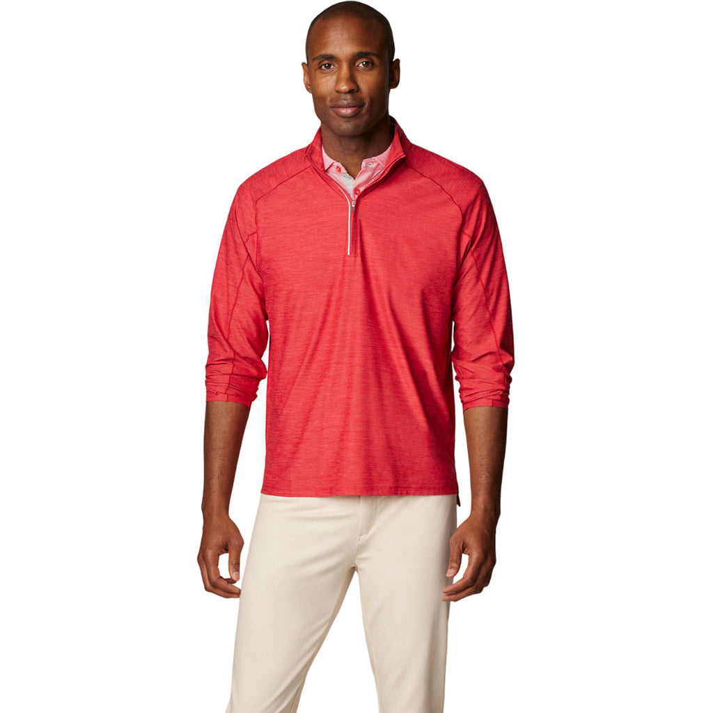 Johnnie-O Men's Paprika Baird Performance 1/4 Zip Pullover