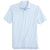 Johnnie-O Men's Gulf Blue Lyndon Striped Jersey Performance Polo