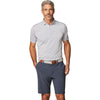 Johnnie-O Men's Light Grey Huron Solid Featherweight Performance Polo