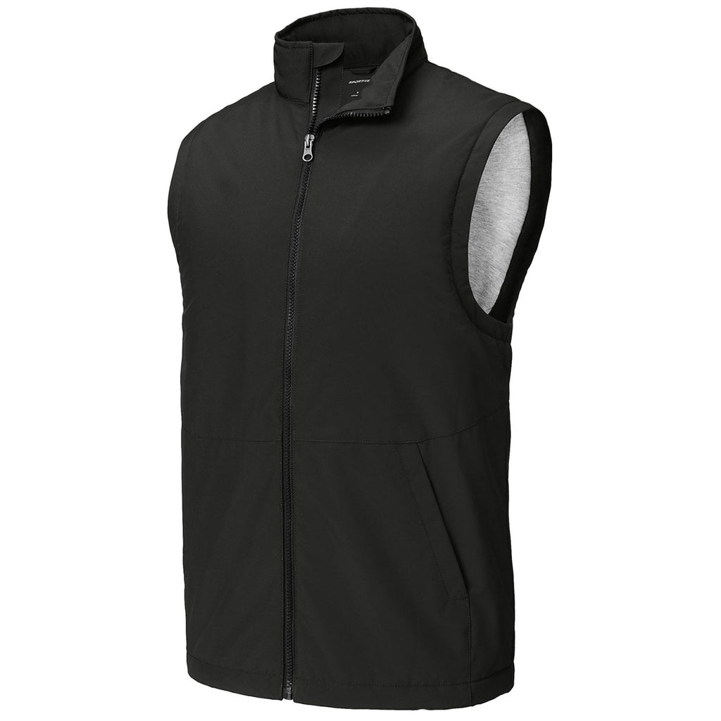 Sport-Tek Men's Black Insulated Vest