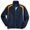 Sport-Tek Men's True Navy/Gold Colorblock Raglan Jacket