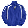 Sport-Tek Men's True Royal/White Colorblock Raglan Jacket