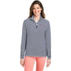 Vineyard Vines Women's Deep Bay Microstripe Sankaty Half-Zip Pullover