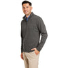 Vineyard Vines Men's Grey Harbor Bluffs Quarter Zip