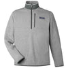 Vineyard Vines Men's Ultim Grey Mountain Sweaterfleece Quarter Zip