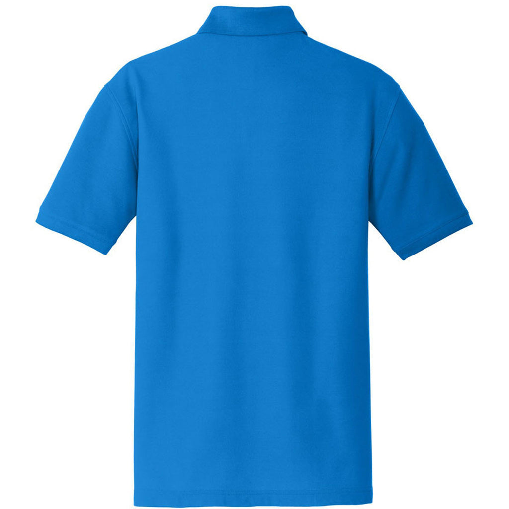 Port Authority Men's Coastal Blue Core Classic Pique Polo