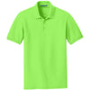 Port Authority Men's Lime Core Classic Pique Polo