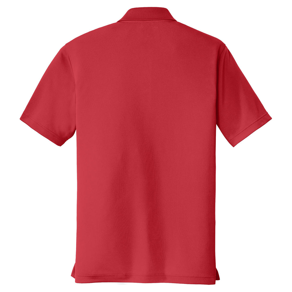 Port Authority Men's Rich Red Dry Zone UV Micro-Mesh Polo