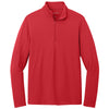 Port Authority Men's Rich Red Dry Zone UV Micro-Mesh 1/4 Zip