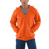 Carhartt Men's Orange Midweight Hooded Zip Front Sweatshirt