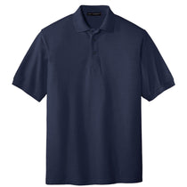 Port Authority Men's Navy Silk Touch Polo