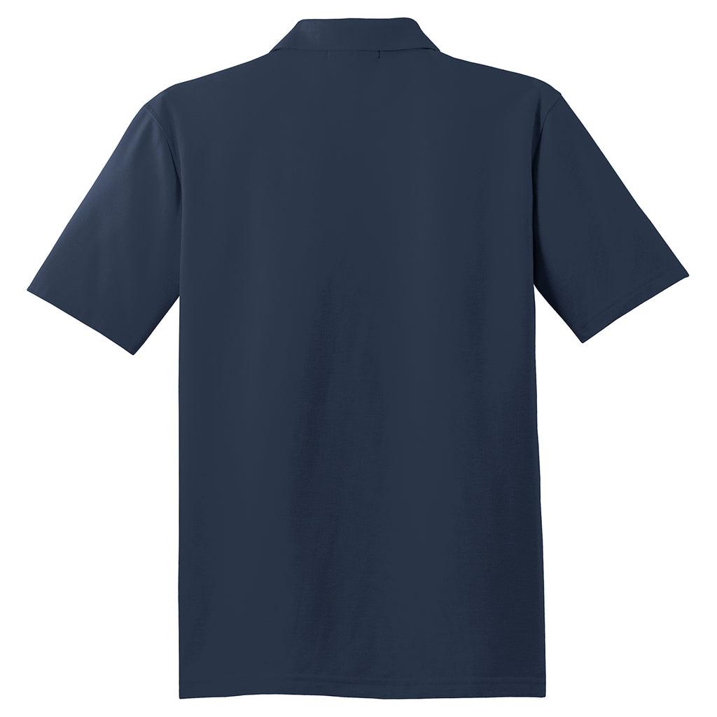 Port Authority Men's Navy Stain-Resistant Polo