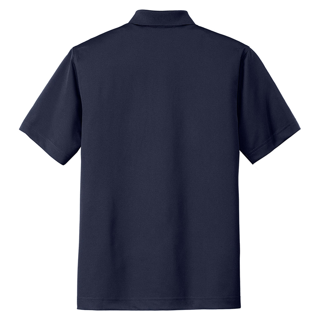 Port Authority Men's Dark Navy Tech Pique Polo