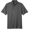 Port Authority Men's Grey Smoke Tech Pique Polo