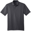 Port Authority Men's Grey Smoke Performance Jacquard Polo