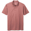 Port Authority Men's Garnet Heather Heathered Silk Touch Performance Polo