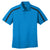 Port Authority Men's Brilliant Blue/Black Silk Touch Performance Colorblock Stripe Polo