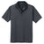 Port Authority Men's Graphite/Black Fine Stripe Performance Polo