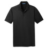 Port Authority Men's Black Diamond Jacquard Polo