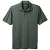 Port Authority Men's Deep Forest Green Shadow Stripe Polo