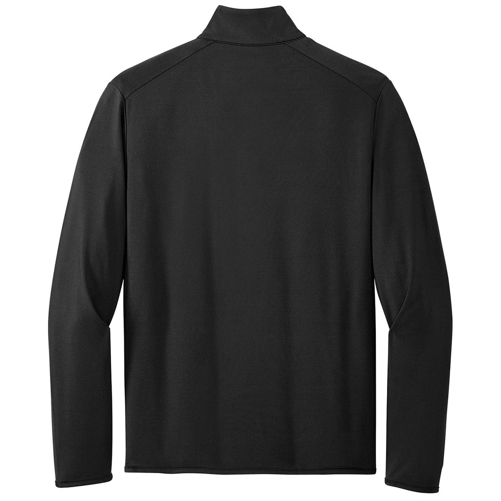 Port Authority Men's Black Accord Stretch Fleece Full-Zip