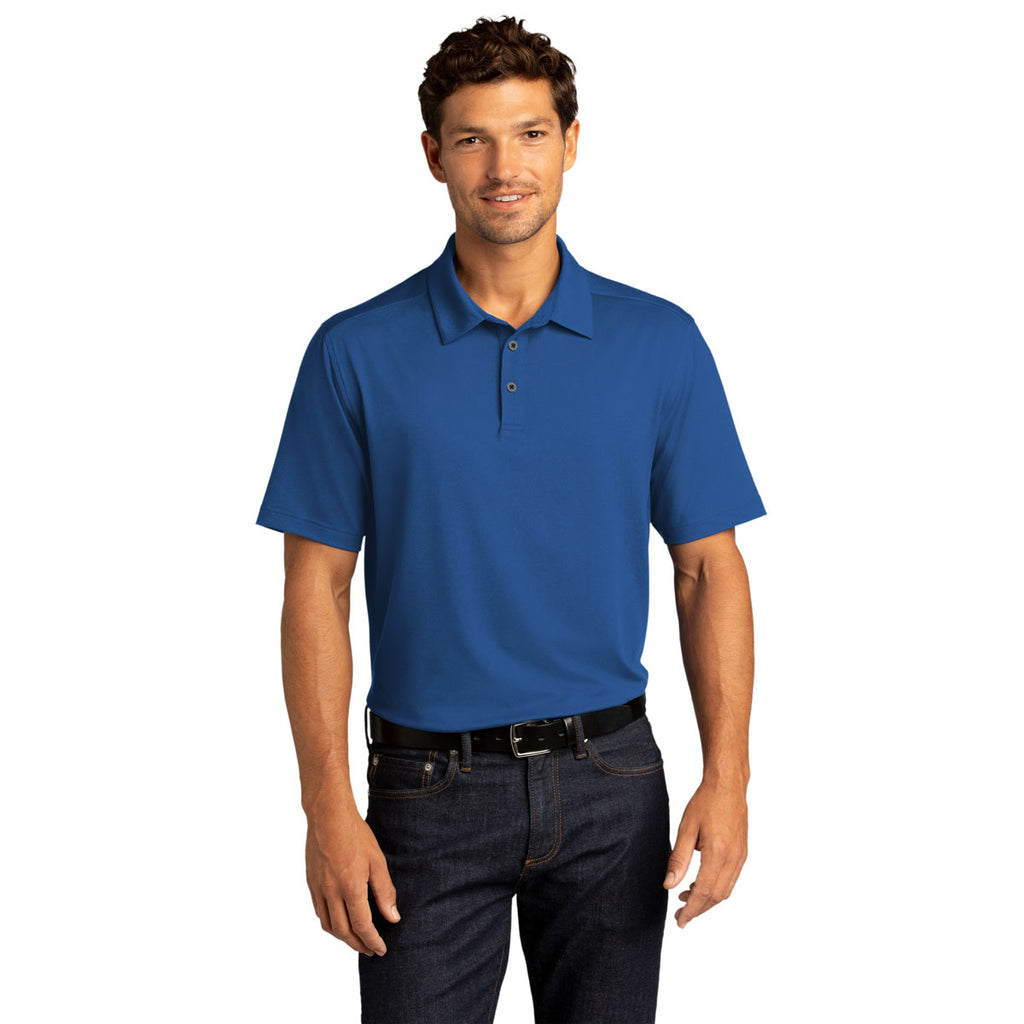 Port Authority Men's True Blue City Stretch Polo