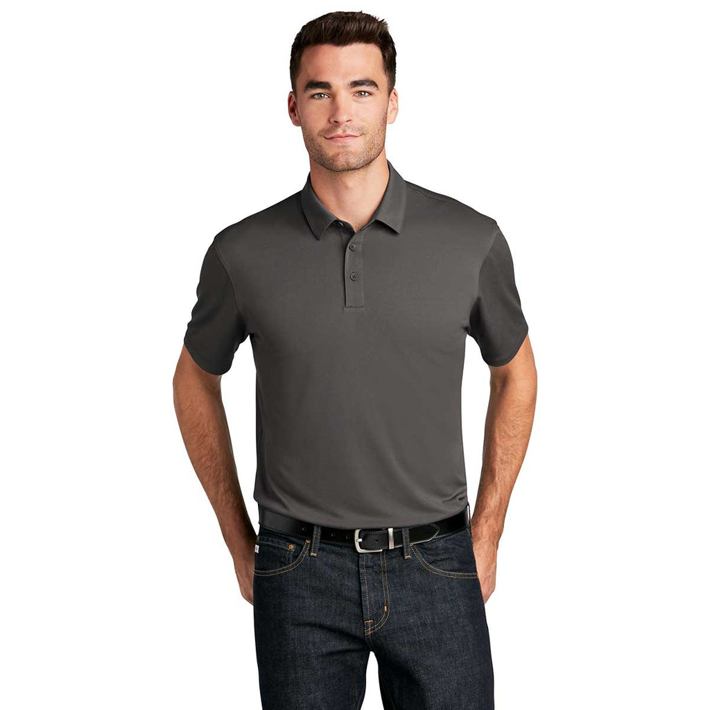 Port Authority Men's Sterling Grey UV Choice Pique Polo