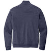 Port Authority Men's Estate Blue Heather/Charcoal Heather Interlock Full-Zip