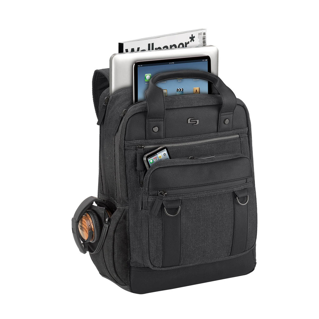 Solo Black Crosby Backpack