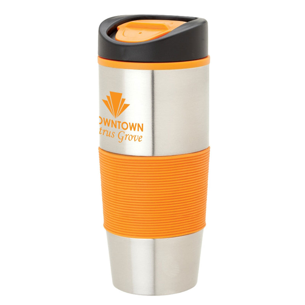 Sovrano Orange Grande 16 oz. Steel & PP Tumbler