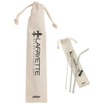 Perka Stainless Avila 5-Piece Stainless Steel Straw Set