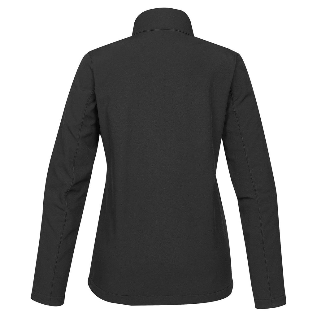 Stormtech Women's Black/Bright Red Orbiter Softshell