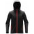 Stormtech Men's Black/Bright Red Orbiter Softshell Hoody