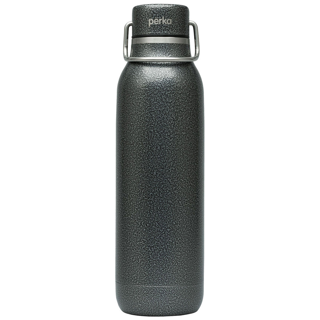 Perka Gunmetal Dashing 20 oz. Double Wall Stainless Steel Bottle