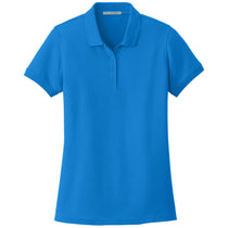 Port Authority Women's Coastal Blue Core Classic Pique Polo
