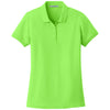 Port Authority Women's Lime Core Classic Pique Polo