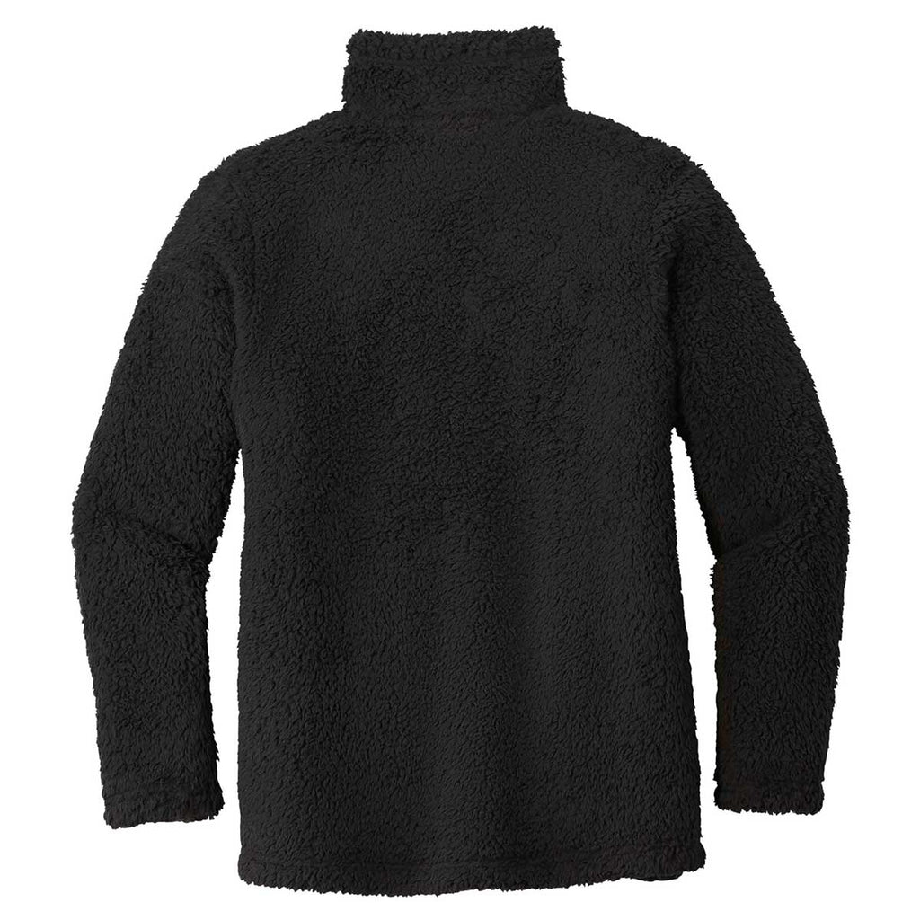 Port Authority Women's Black Cozy 1/4 Zip Fleece