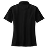 Port Authority Women's Black Dry Zone Ottoman Polo