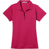 Port Authority Women's Raspberry Pink Tech Pique Polo