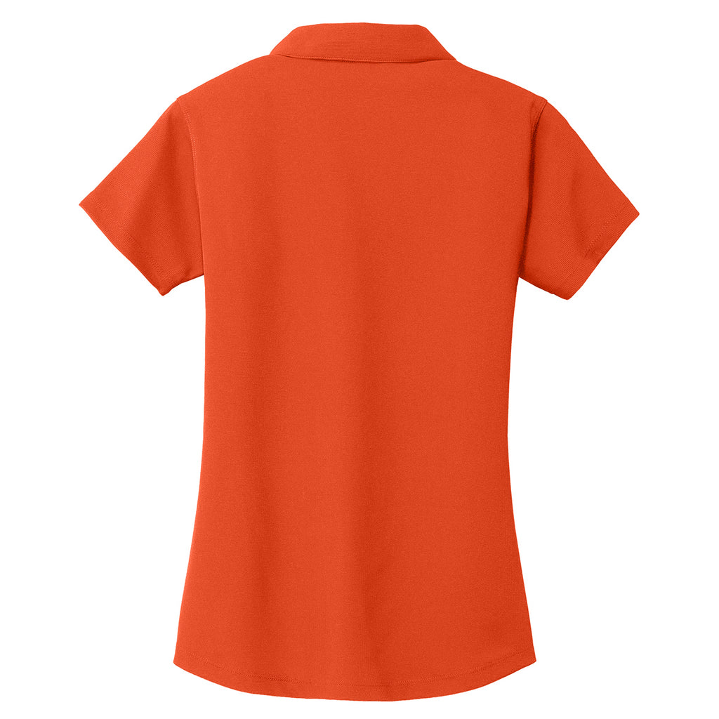 Port Authority Women's Autumn Orange Dry Zone Grid Polo