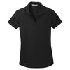 Port Authority Women's Black Dry Zone Grid Polo