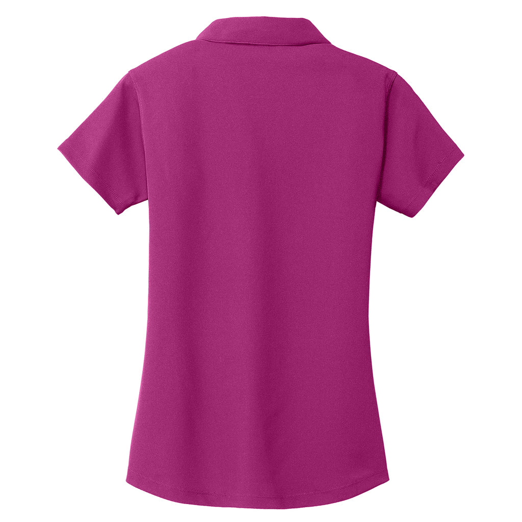 Port Authority Women's Magenta Dry Zone Grid Polo