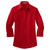 Port Authority Women's Red 3/4-Sleeve Easy Care Shirt