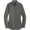 Port Authority Women's Sterling Grey SuperPro Twill Shirt