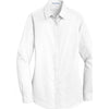 Port Authority Women's White SuperPro Twill Shirt