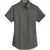 Port Authority Women's Sterling Grey Short Sleeve SuperPro Twill Shirt