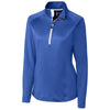 Cutter & Buck Women's Tour Blue Jackson Half Zip Overknit